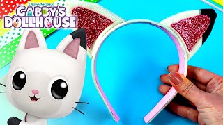 Be Your Favorite Gabby Cat with DIY Headbands  GABBYS DOLLHOUSE [upl. by Roz20]