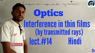 interference in thin film by transmitted light rays [upl. by Adyam197]