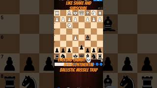 Englund Gambit  InterContinental ballistic missile trap  chess tricks phonk music trending [upl. by Anej]