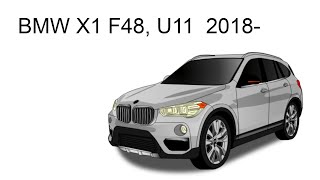 Removing rear door trim BMW X1 F48 U11 2018 [upl. by Hnoj521]