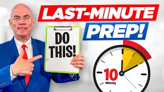 LASTMINUTE INTERVIEW PREP How To Prepare For An Interview In Under 10 Minutes [upl. by Ynnol]