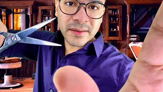 ASMR Español Barberia Peluqueria Corte De Pelo Para Dormir Lavando Cabello Afeitado Barba Tijera [upl. by Sondra]