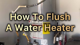 How To Flush A Tank Water Heater [upl. by Yasu]