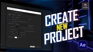 Ep 03 How to create New Project in After Effect [upl. by Naic]