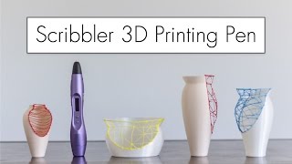 Scribbling with the Scribbler 3D Printing Pen  Product Review [upl. by Idnarb467]