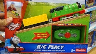 Checking Out RC PERCY  Trackmaster Motorized Railway [upl. by Nasus]