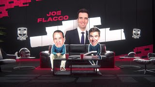 Joe Flacco takes in his former team with the guys  MNF ManningCast [upl. by Reider]