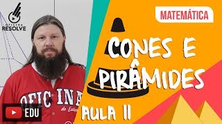 Cone e pirâmide geometria espacial Matemática [upl. by Maurice267]