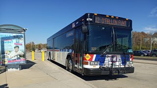 Ride On SCCTD 2013 Gillig Low Floor 40 6754 On Rt 12 to ShilohScott MetroLink Station Detour [upl. by Anelac]