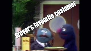 Grover the Waiter Brings Bacon Bliss to Mr Johnson at Charlies Restaurant  Sesame Street [upl. by Demy185]