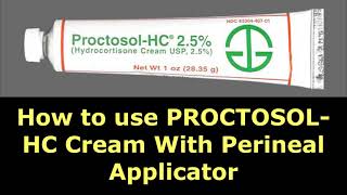 Proctofoam® HC hydrocortisone acetate 1 and pramoxine hydrochloride 1 Instructions for Use [upl. by Quintana]