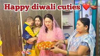 Celebrating Diwali with family 😍🪔par Behan kyu Rone lagi 🥺  Vlog  Sibbu Giri [upl. by Ainna]