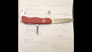 Victorinox 111mm Picnicker knife [upl. by Loferski]