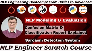 Mastering NLP Modeling amp Evaluation  Confusion Matrix amp Classification Report Explained  NLP [upl. by Ydnas]