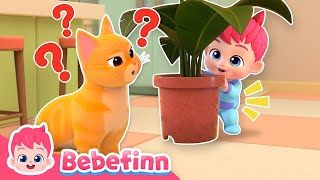 😻 Hide and Seek with BooㅣEP144ㅣSong for KidsㅣBebefinn Nursery Rhymes [upl. by Aitnic]