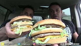 Eating McDonalds Grand Mac hodgetwins [upl. by Stanwin]