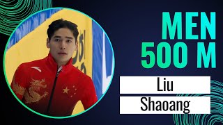 LIU Shaoang CHN  Winner  500m Men  Seoul 2023  ShortTrackSkating [upl. by Ahsak80]