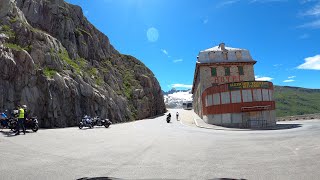 Driving the Furka Pass Switzerland [upl. by Hortensia]