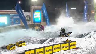 Snocross Round 2 Pro Highlights  Shakopee MN Race 3 of 3 [upl. by Aiak]