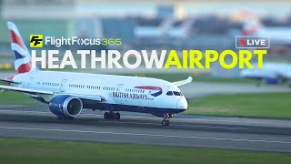 Heathrow Airport Live  Sunday 10th March 2024 [upl. by Elyod]