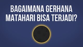 Bagaimana Gerhana Matahari Bisa Terjadi [upl. by Cresa239]