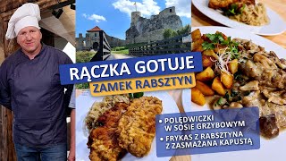 Rączka gotuje polędwiczki w sosie grzybowym frykas z Rabsztyna z zasmażaną kapustą [upl. by Tinya]