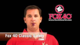 Fox 40 Classic Safety Pealess Whistle [upl. by Edas]