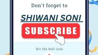 Welcome Morning Live  Shiwani Soni [upl. by Niwdla]