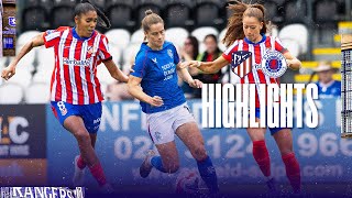 HIGHLIGHTS  Atletico Madrid v Rangers Women  UWCL  07 Sep 2024 [upl. by Ongun503]