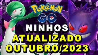 Ninhos Pokemon GO OUTUBRO 2023 Atualizados [upl. by Camfort240]