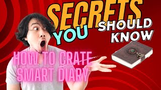 How to create smart diary windows10 diary secret [upl. by Owens451]