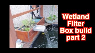 How to build a pond planter filter box part two [upl. by Beata]