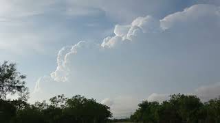 texas cumulonimbus and pileus clouds [upl. by Klaus]