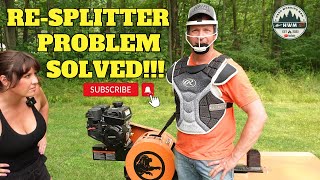 The Best Firewood ReSplit Machine A Kinetic Log Splitter [upl. by Aicelef146]