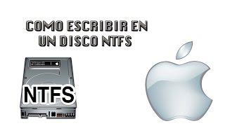 TUTORIAL  Usar Disco Duro NTFS en Mac  SIN PROGRAMAS Y GRATIS [upl. by Sylirama]