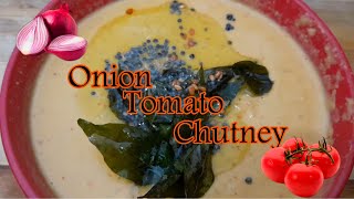 Onion Tomato Chutney வெங்காய தக்காளி சட்னி [upl. by Iad]