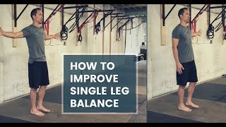 Single Leg Balance Drill  Improve Balance and Hip Stability [upl. by Ailecnarf83]