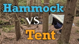 Hammock Vs Tent  Why I DONT use a Hammock [upl. by Ahseihs]