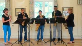 Schwarzer Tänzer  sax quintet [upl. by Prevot]