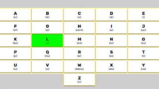 El Alfabeto en ingles pronunciación y escritura [upl. by Quickel]