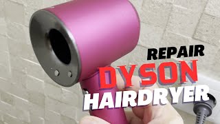 Repairing a Dyson hair dryer without complete disassembly [upl. by Ramsa332]