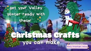 Christmas Crafts for the Winter Holidays  Decorate your Disney Dreamlight Valley with these [upl. by Otokam]