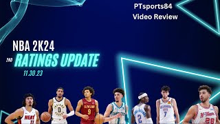 nba2k24 2nd 2kratings Update  Official Roster Update 113023 [upl. by Zosema579]