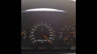 300 kmh Mercedes W124 E 60 AMG from DMSTECH 472ps [upl. by Vachil]