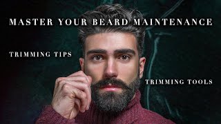 BEARD MAINTENANCE MADE EASY  TRIM AND STYLE LIKE A PRO AT HOME [upl. by Odella52]