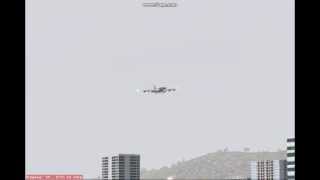 FS2004 KAI TAK APPROACH WARNING VERY DANGEROUS [upl. by Filippo]