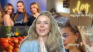 TÝDENNÍ VLOG🏫🎓 nástup na kolej studium Ing nový conch piercing IKEA event výlet  Lucy [upl. by Macdonell]