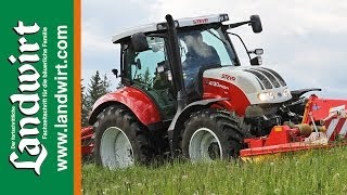 Steyr Profi CVT  landwirtcom [upl. by Enomis]