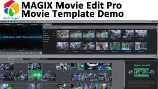 Magix Movie Edit Pro Movie Template Demo [upl. by Dahsraf245]