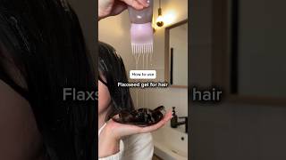 DIY Flaxseed gel for hair growth haircaretips hairgrowthtips hairtok [upl. by Aicinat94]